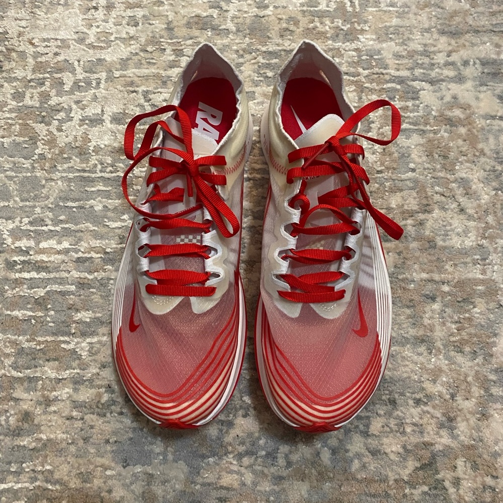 Nike Zoom Fly SP Sneaker | Red/White | Size 7.5 Mens